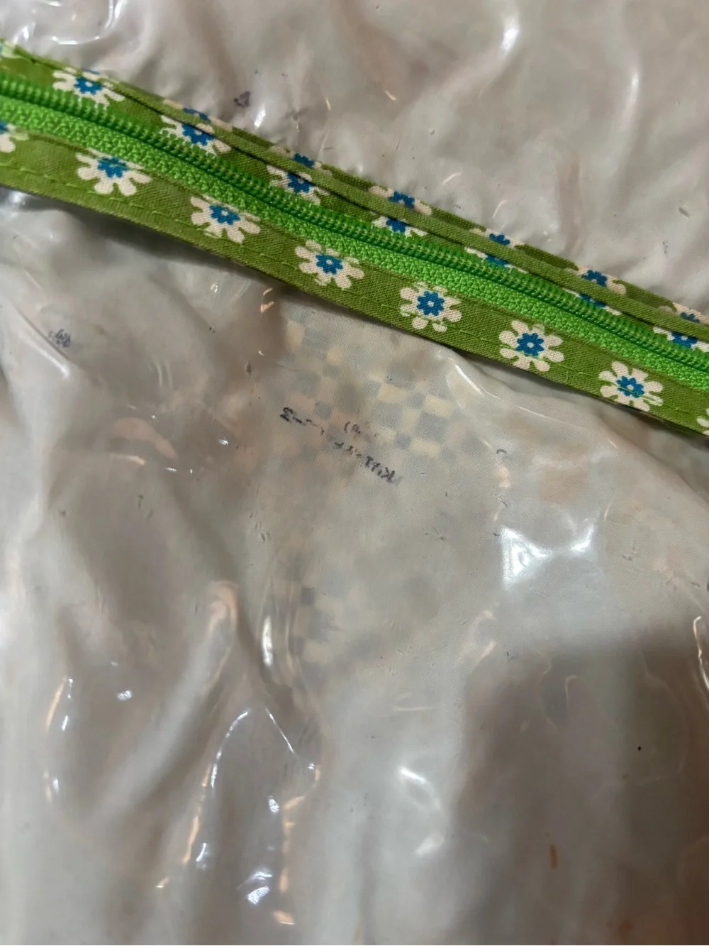 VTG Vera Bradley Green Apple Toiletry Bag Hanging Organizer Y2K